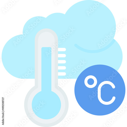 Thermometer Icon Vector Element