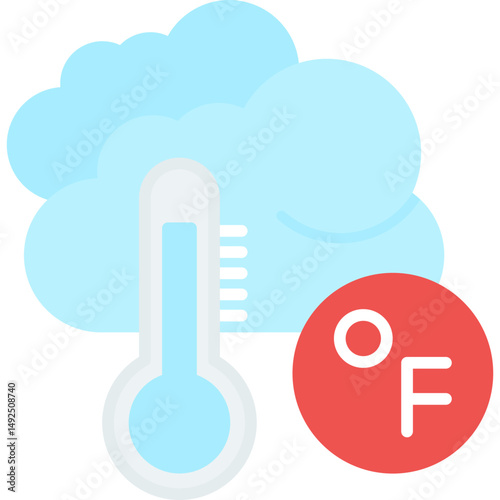 Thermometer Icon Vector Element