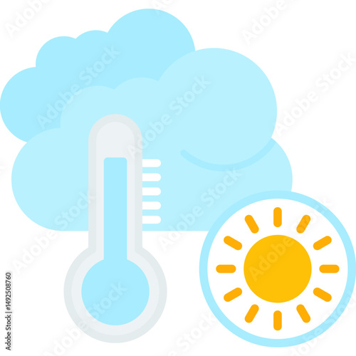 Thermometer Icon Vector Element