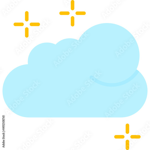 Cloud Icon Vector Element