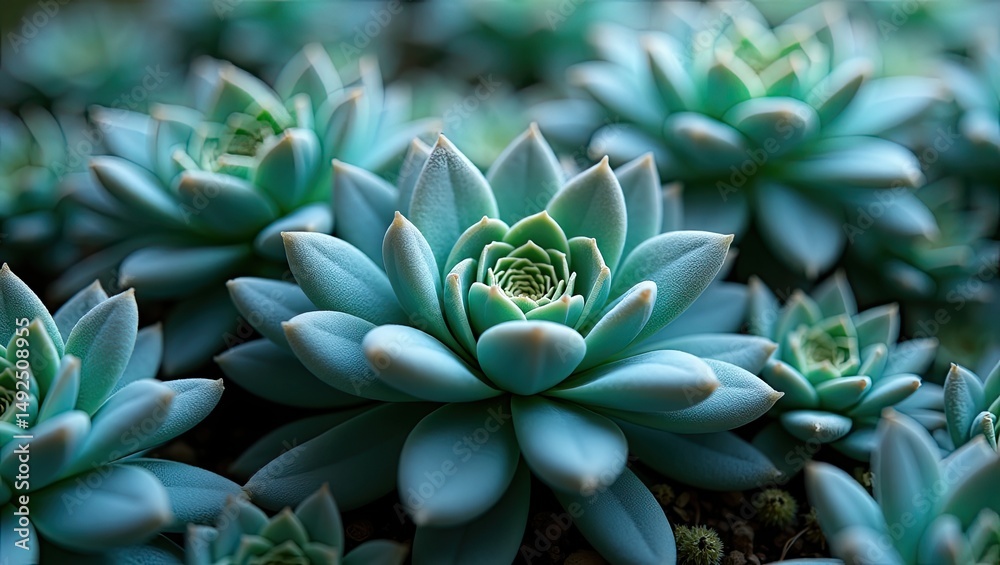 Fototapeta premium green cactus flower