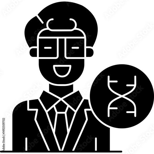 Dna Icon Vector Element