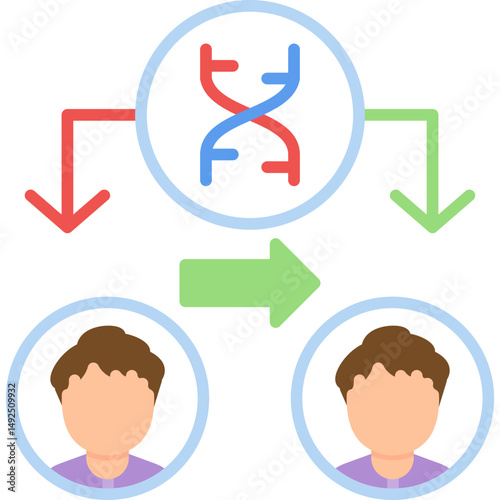 Cloning Icon Vector Element
