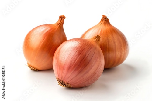 Wallpaper Mural Fresh Shallots Isolated on White Torontodigital.ca