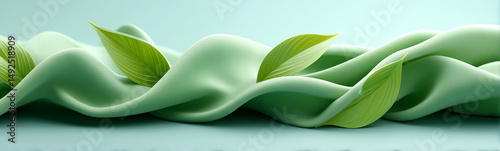 Eco-Harmony: A serene abstr...
