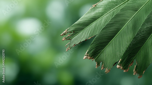 Close-up Leaf Serenity: An ...