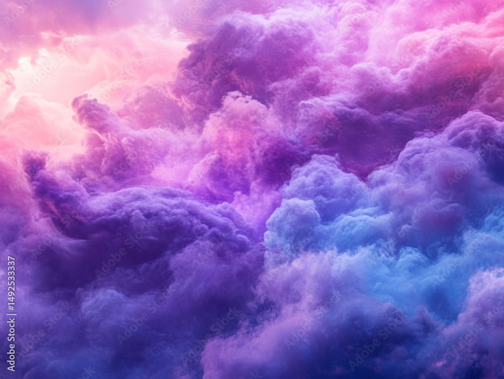 Abstract cloud formations