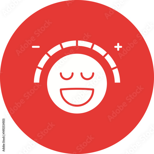 Attitude icon vector image. Suitable for mobile apps, web apps and print media.