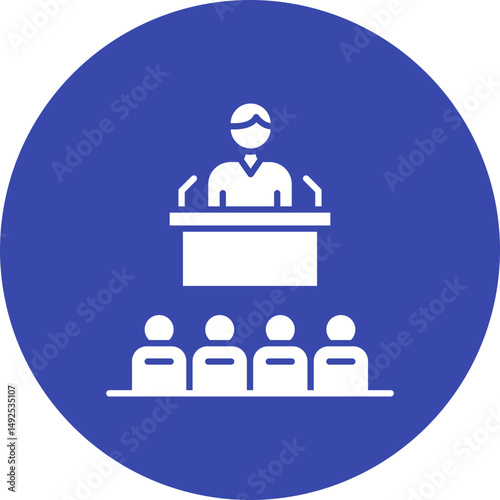 Campaign icon vector image. Suitable for mobile apps, web apps and print media.
