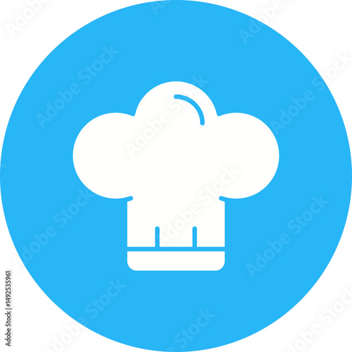 Cook Hat icon vector image. Suitable for mobile apps, web apps and print media.