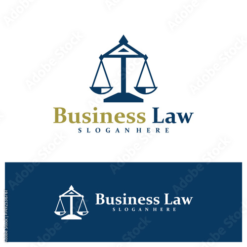Law Firm logo design concept vector. Justice Logo Design Template. Creative Symbol. Icon