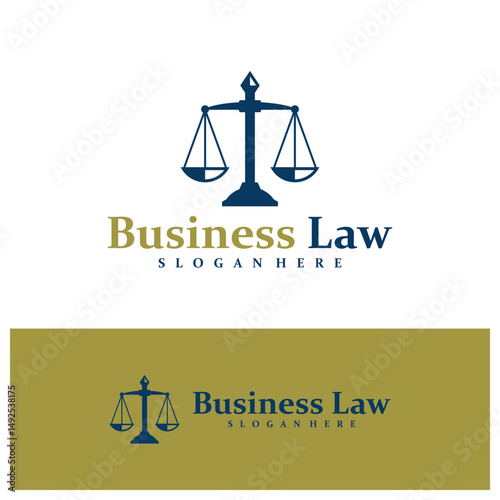 Law Firm logo design concept vector. Justice Logo Design Template. Creative Symbol. Icon