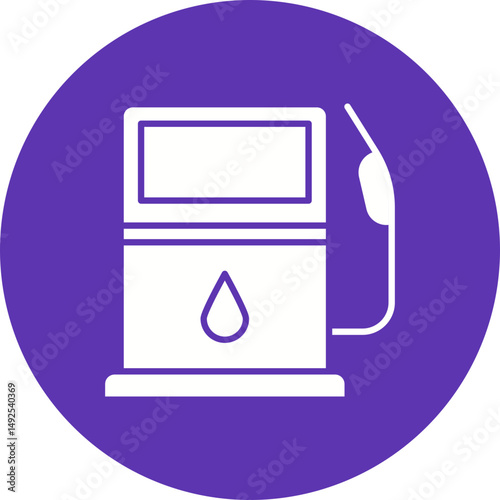 Gas Station icon vector image. Suitable for mobile apps, web apps and print media.