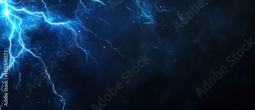 Obraz na płótnie Abstract lightning strikes w salonie