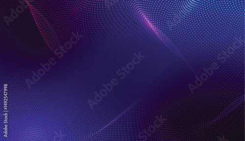 Gradient particle wave background