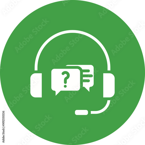 Support icon vector image. Suitable for mobile apps, web apps and print media.