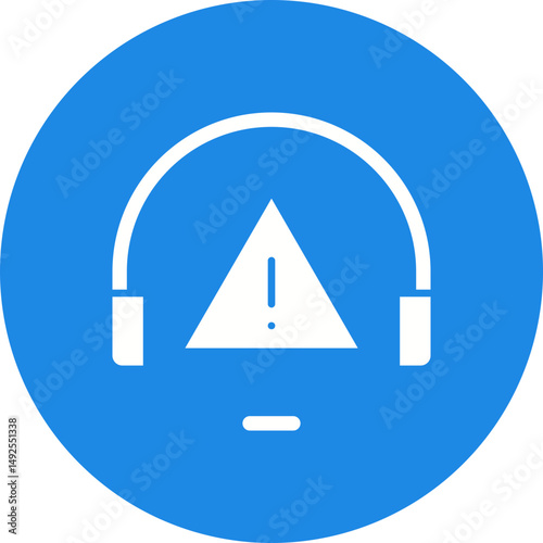 Trouble Support icon vector image. Suitable for mobile apps, web apps and print media.
