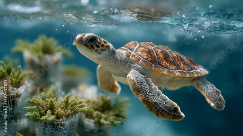 Ocean's Serenade: A lone se...