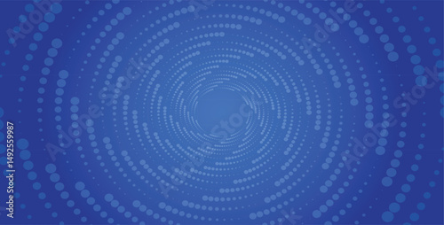 Dot circle blue background abstract vector