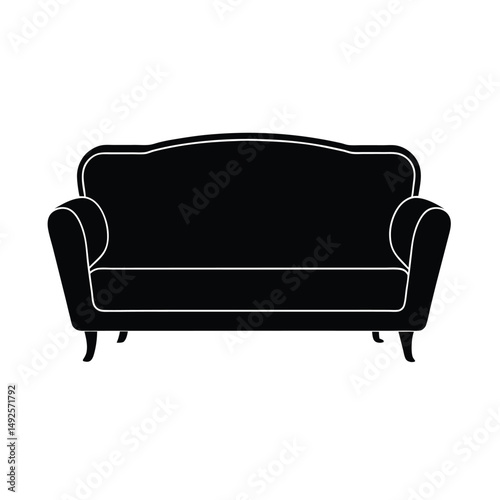 Silhouette of a Sofa