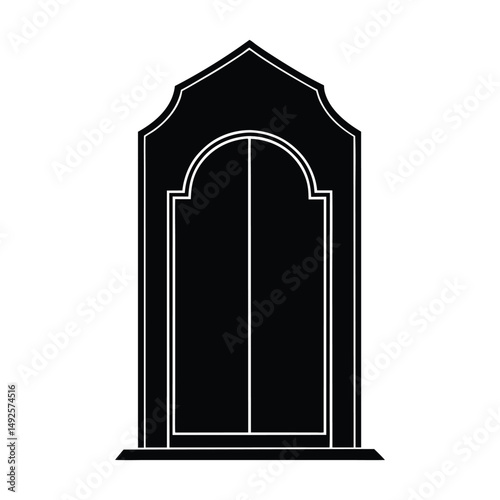 Free Download Silhouette of a door - GFXLoad