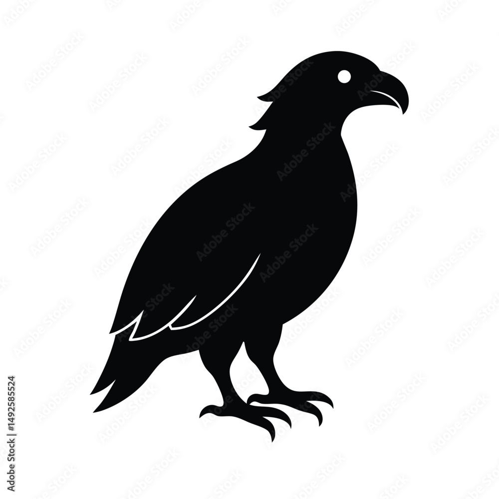 Fototapeta premium Silhouette of a Eagle 
