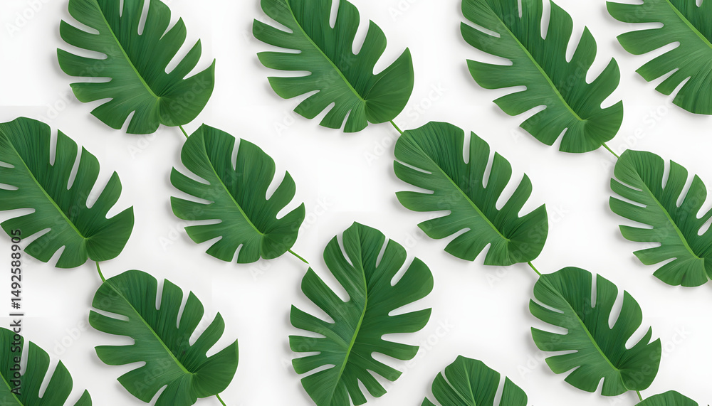 Seamless green leaf pattern, a natural vector illustration of plant foliage Seamless green leaf pattern, a natural vector illustration of plant foliage