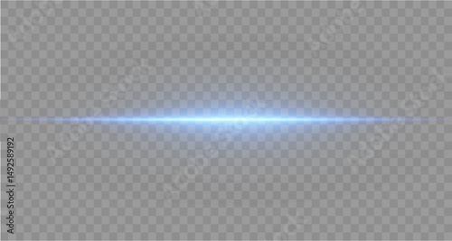 Glowing blue neon flare with fast motion blur and colorful laser streaks in abstract dark background, dynamic light explosion, vibrant energy beam, digital splash, ray glow and modern vector line