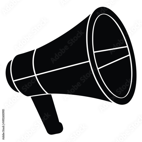 vector illustration of megaphone