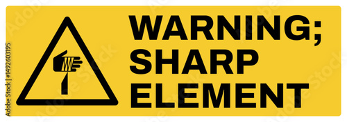 warning safety signs v2 uppercase text_warning ; sharp element_landscape size 1/2 a4,a3,a2,a1	 
