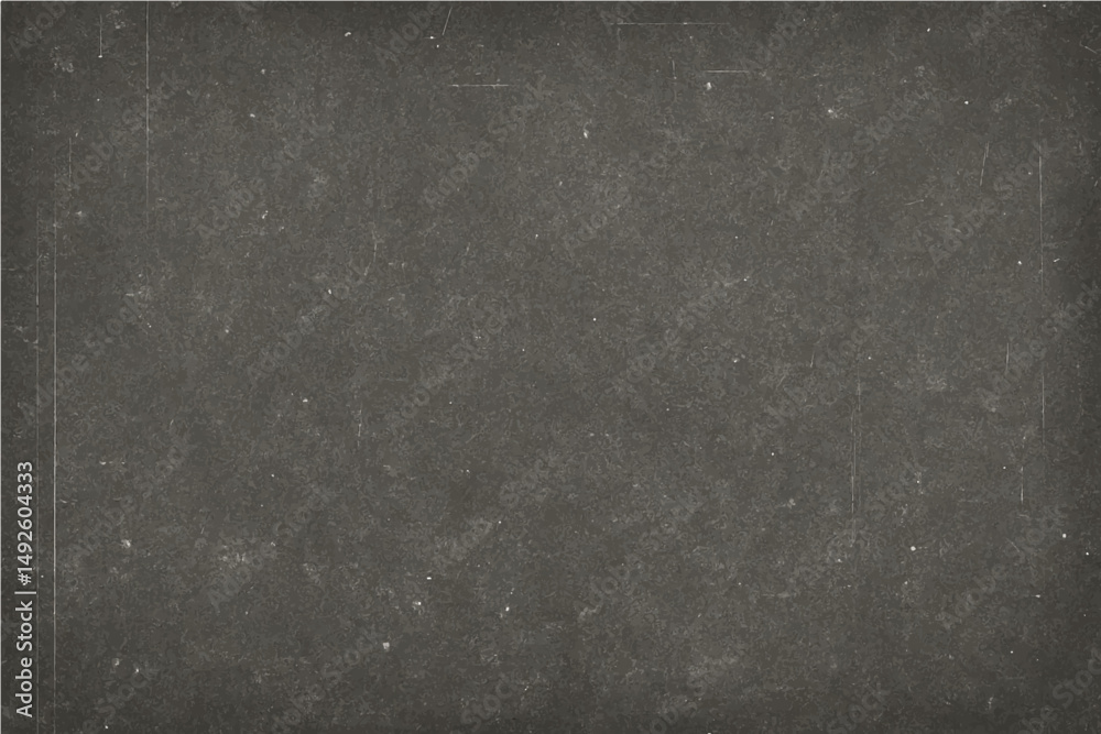 Fototapeta premium A dark gray grunge metal design on an old, rough concrete wall creates a textured backdrop