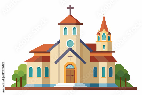 Church Icon White Background