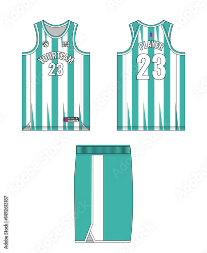Basketball jersey template design, basketball uniform mockup design, vector sublimation sports apparel design, jersey basketball ideas.