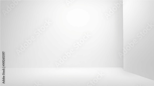 Abstract grey white background paper shine and layer element vector for presentation design. Suit for business, corporate, institution, party, festive, seminar, and talks.