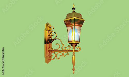 A collection of various white led light fixtures arranged on a green background