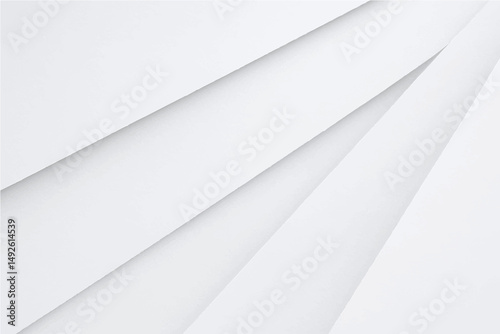 White abstract design with light waves and curved lines creates a smooth, artistic wallpaper texture