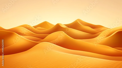Desert sand dunes landscape
