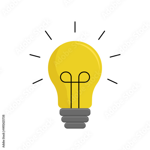 Colorful bulb.