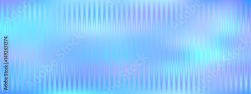 Corrugated, fluted pastel acrylic glass vector texture. Ribbed plastic gradient background