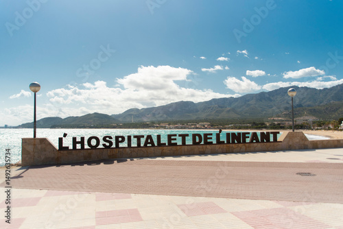 Village côtier de L'Hospitalet del infant, Espagne