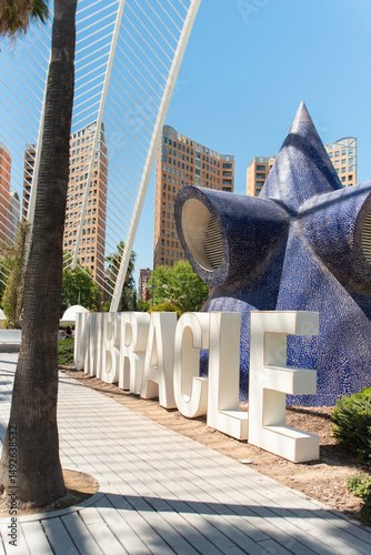 L'umbracle de Valence, cité des arts et des sciences de Valence en Espagne
