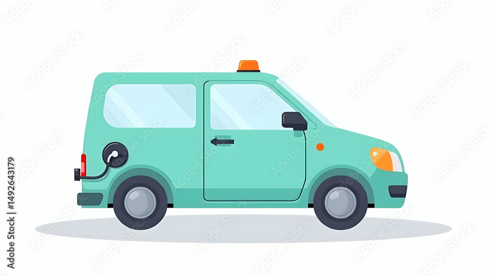 Fototapeta premium Exploring EV Battery Performance Metrics: Enhancements Driving Efficiency & Reliability in Electric Vehicle Power Systems for Optimal Energy Management