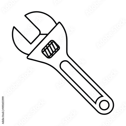 wrench vector icon