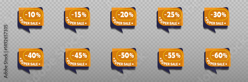 Super Sale - Limited Time. Vector Illustration