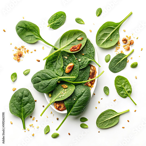 green leaves and berries