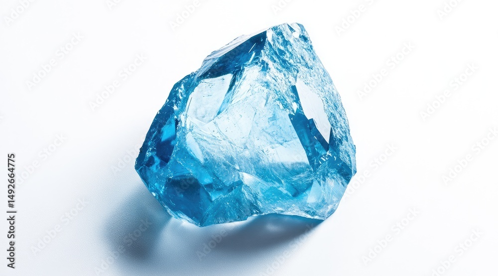 Raw, vibrant blue gemstone Raw, vibrant blue gemstone