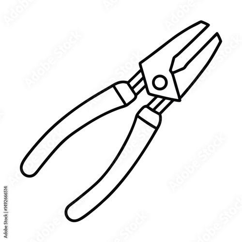 pliers isolated on white