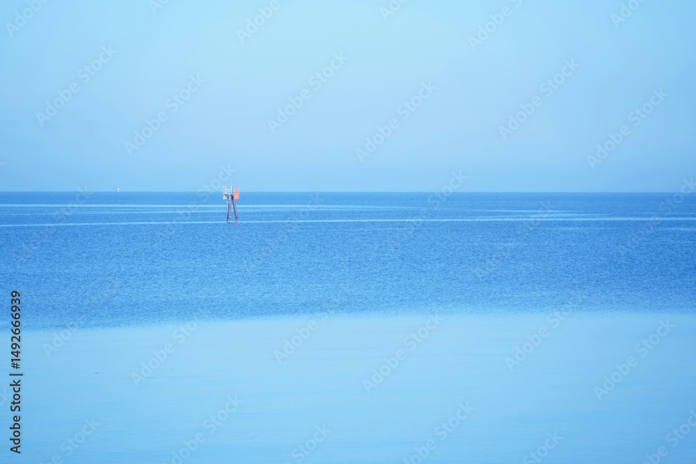 Naklejka premium morning sea