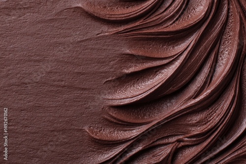 Chocolate Ganache Swirls: A Rich, Dark, and Sensuous Texture