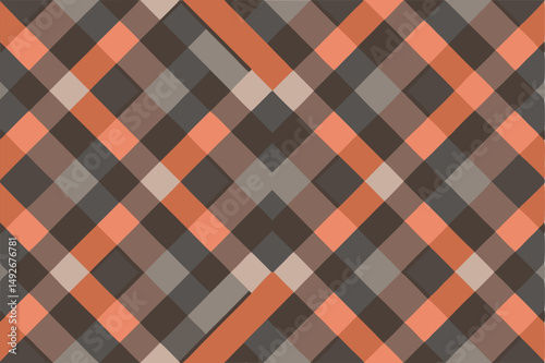 Abstract geometric plaid pattern with earthy tones designed for versatile background use